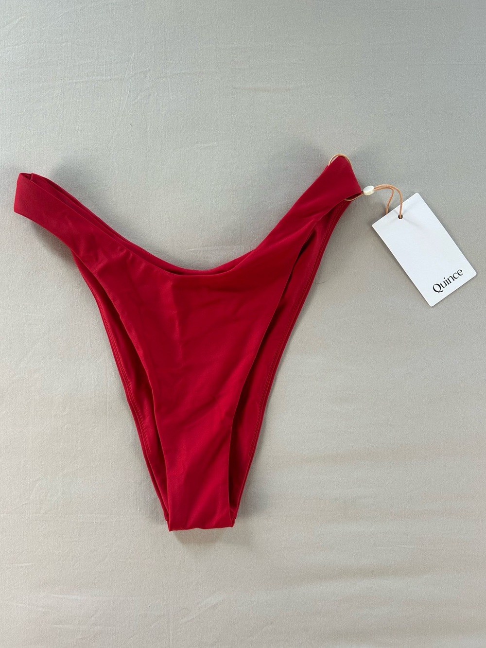 Quince Italian High-Leg Bikini Bottom